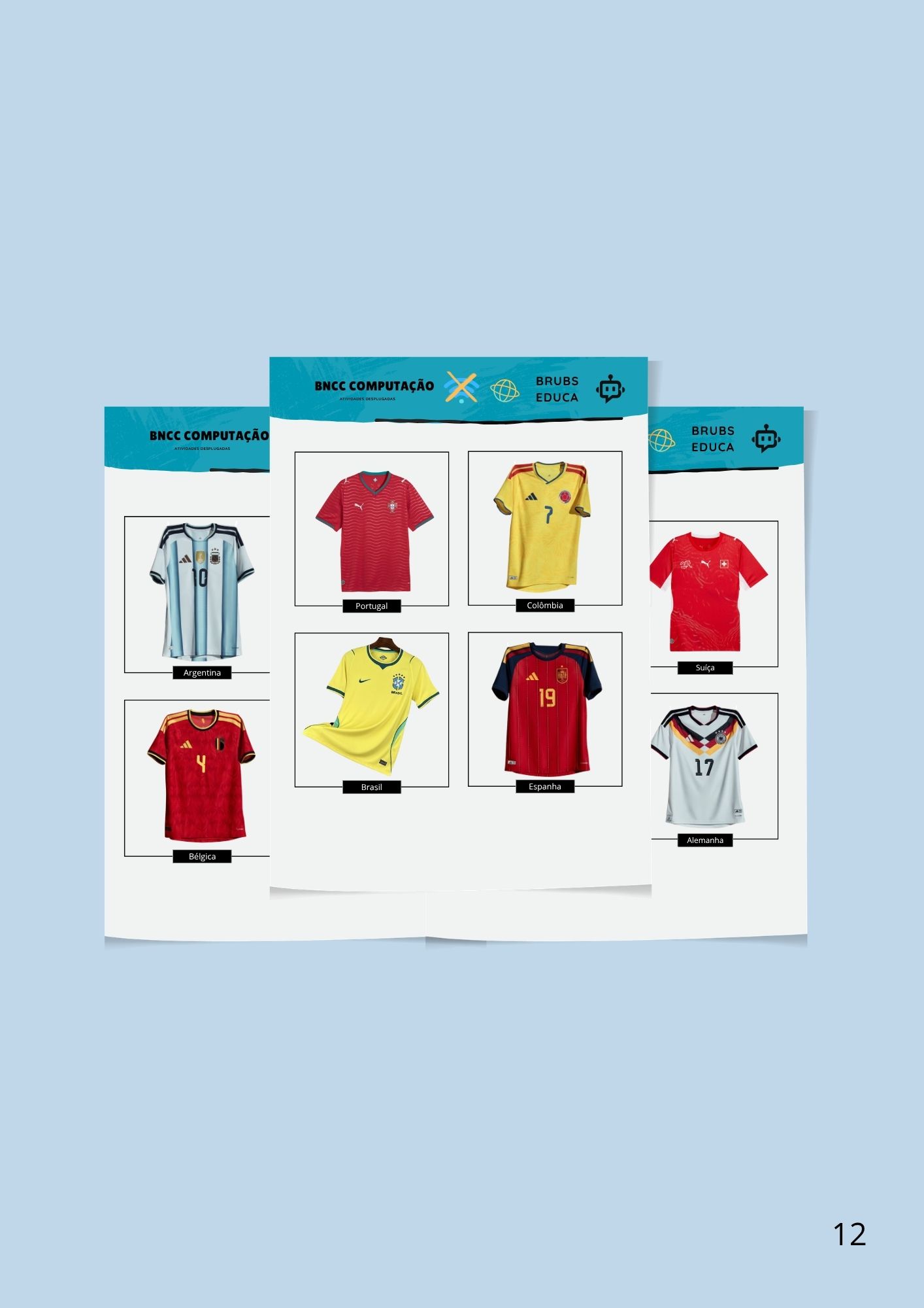 As Camisas das Seleções da Copa
