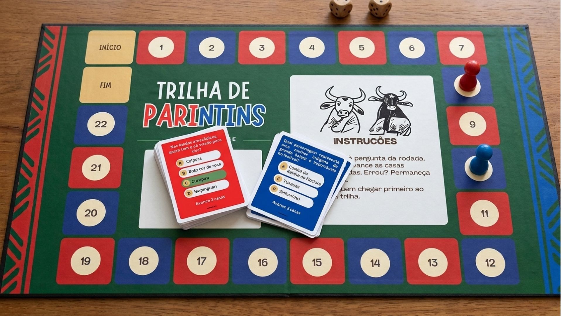 Jogo de Tabuleiro: Trilha de Parintins